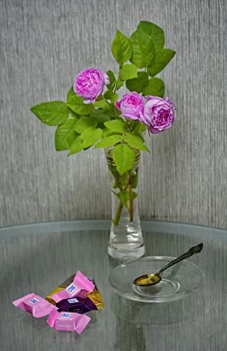 WGVI Unique Bouquet Vase, 5" W, 12" H, Clear Glass Tall Floral Centerpiece for Home & Wedding Decor thumbnail 5