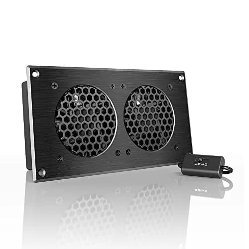 AC Infinity AIRPLATE S5 Cabinet Cooling Fan 8" (20.3 cm) with Speed Controller | 52 CFM, 18 dBa, Dual Ball Bearings thumbnail 1
