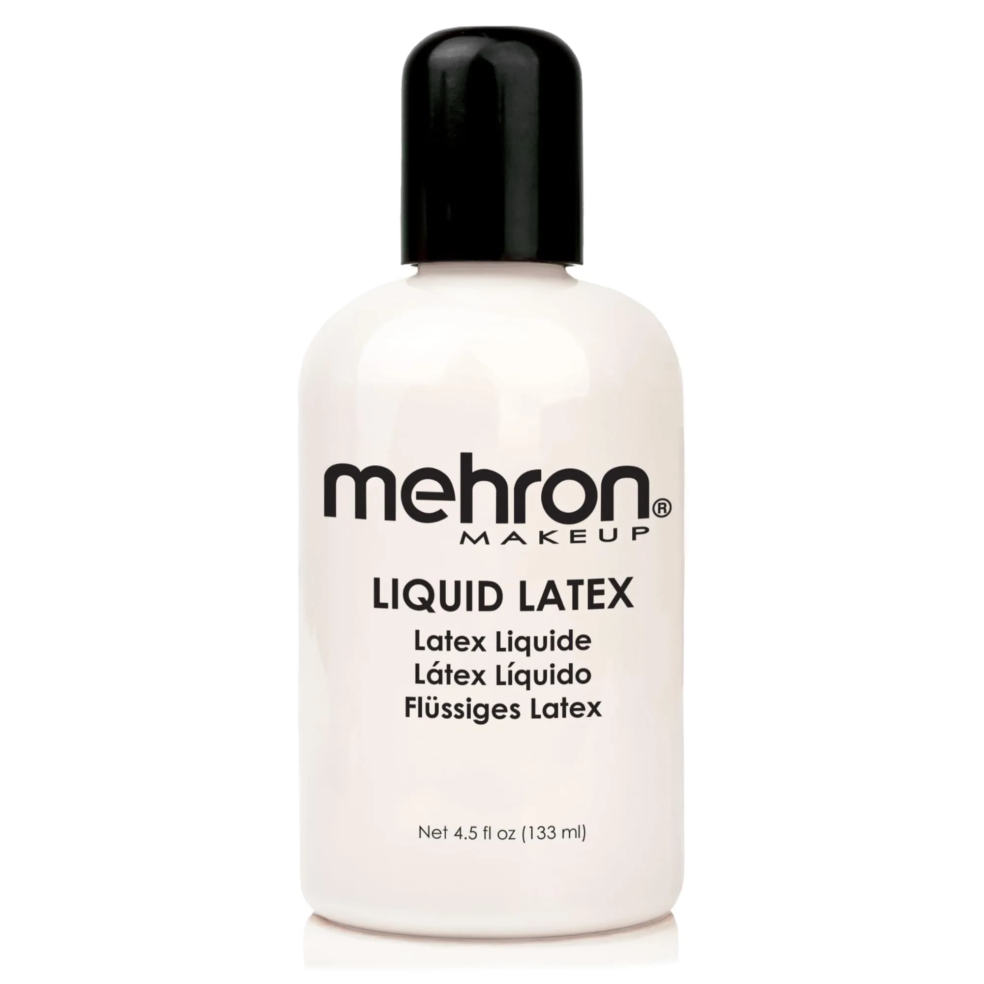Mehron Makeup Liquid Latex - 4.5 oz CLEAR | Special FX Adhesive for Professional Effects - main product image