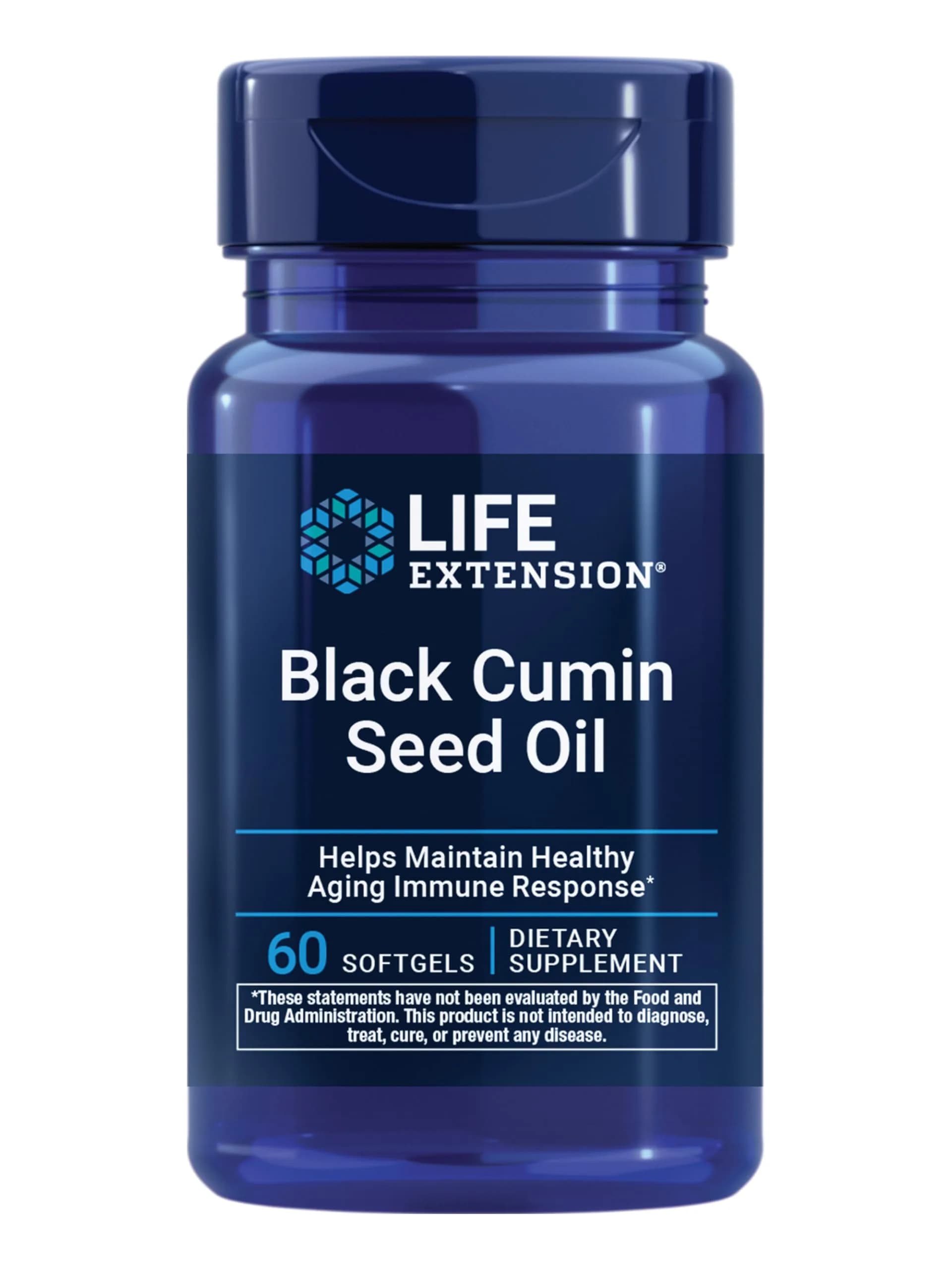 Life Extension Black Cumin Seed Oil Softgels 60 Count | Supports Healthy Immune Response & Whole-Body Wellness - main product image