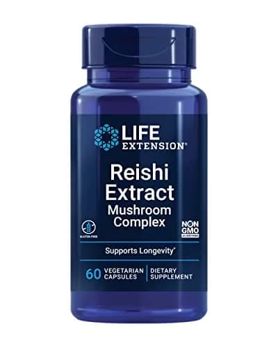 Life Extension Reishi Extract Mushroom Complex, 60 Capsules | Immune Support & Antioxidant Power thumbnail 1