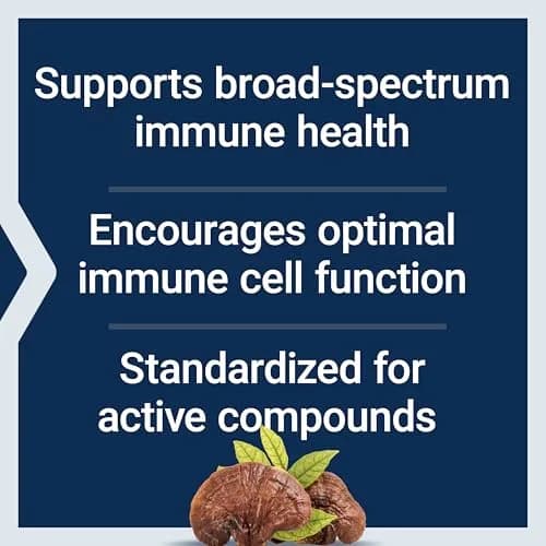Life Extension Reishi Extract Mushroom Complex, 60 Capsules | Immune Support & Antioxidant Power thumbnail 4