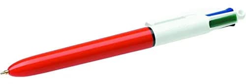 BIC 4 Colour Fine Point Retractable Ballpoint Pen | Bright Multi-Color Ink, 0.8mm Line Width, 1 Count thumbnail 1