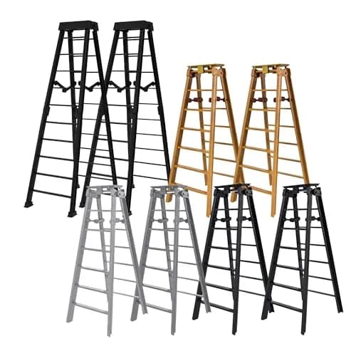 Figures Toy Company Ladder Match Accessory Set for Wrestling Action Figures | 8-Ladder Collection with Breakable 10-inch Ladders thumbnail 1