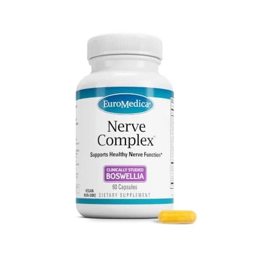 EuroMedica Nerve Complex 60 Capsules | Supports Nerve Function & Circulation thumbnail 1
