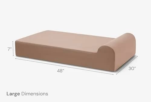Big Barker Large Orthopedic Dog Bed - 7" Pillow Top with Headrest - 50-70 lbs | Memory Foam for Joint Pain & Arthritis thumbnail 2