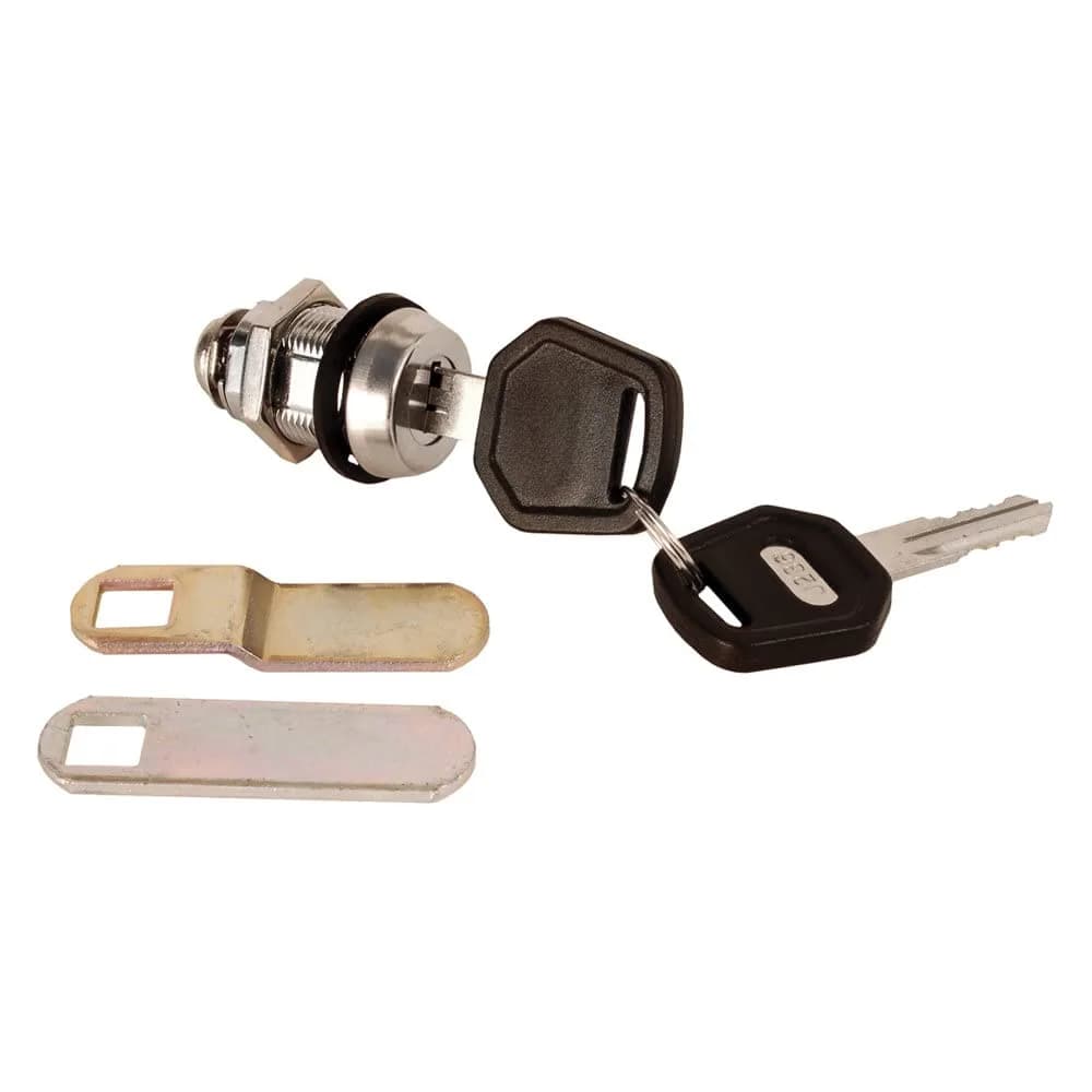 RV Designer L549 Keyed Compartment Lock 3.8 cm (1.5 Inches) | Weather Resistant for RVs — 1-1/8 Inches