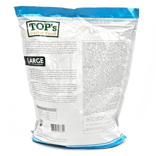TOP's Parrot Food USDA Organic Certified Non-GMO Bird Food for Hookbills 1.82 kg (4 lb) | Complete Diet for Large Parrots thumbnail 7