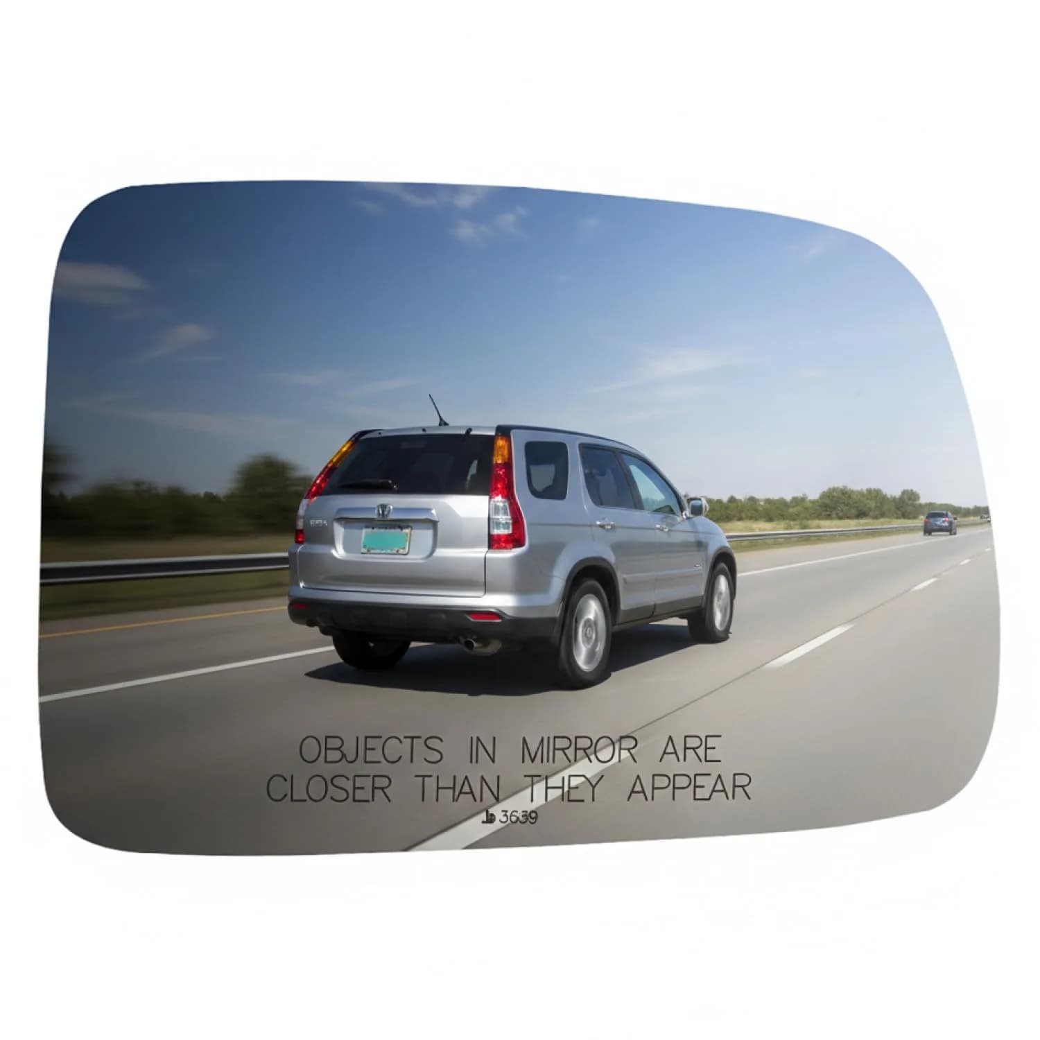 Burco 3639 Convex Passenger Side View Mirror Glass 9.5x5.75x1 inches (24.13x14.61x2.54 cm) | Direct Fit Replacement for Honda CR-V 1997-2006 - main product image