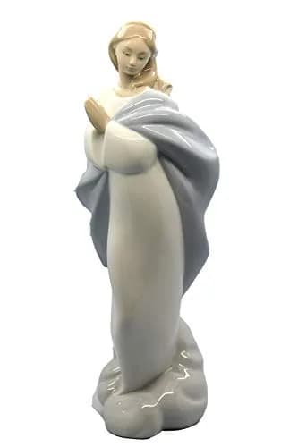 LLADRÓ Nao Collectible Porcelain Figurine: HOLY Mary - 10 3/4" Tall | Holy Mother, Religious Decor thumbnail 1