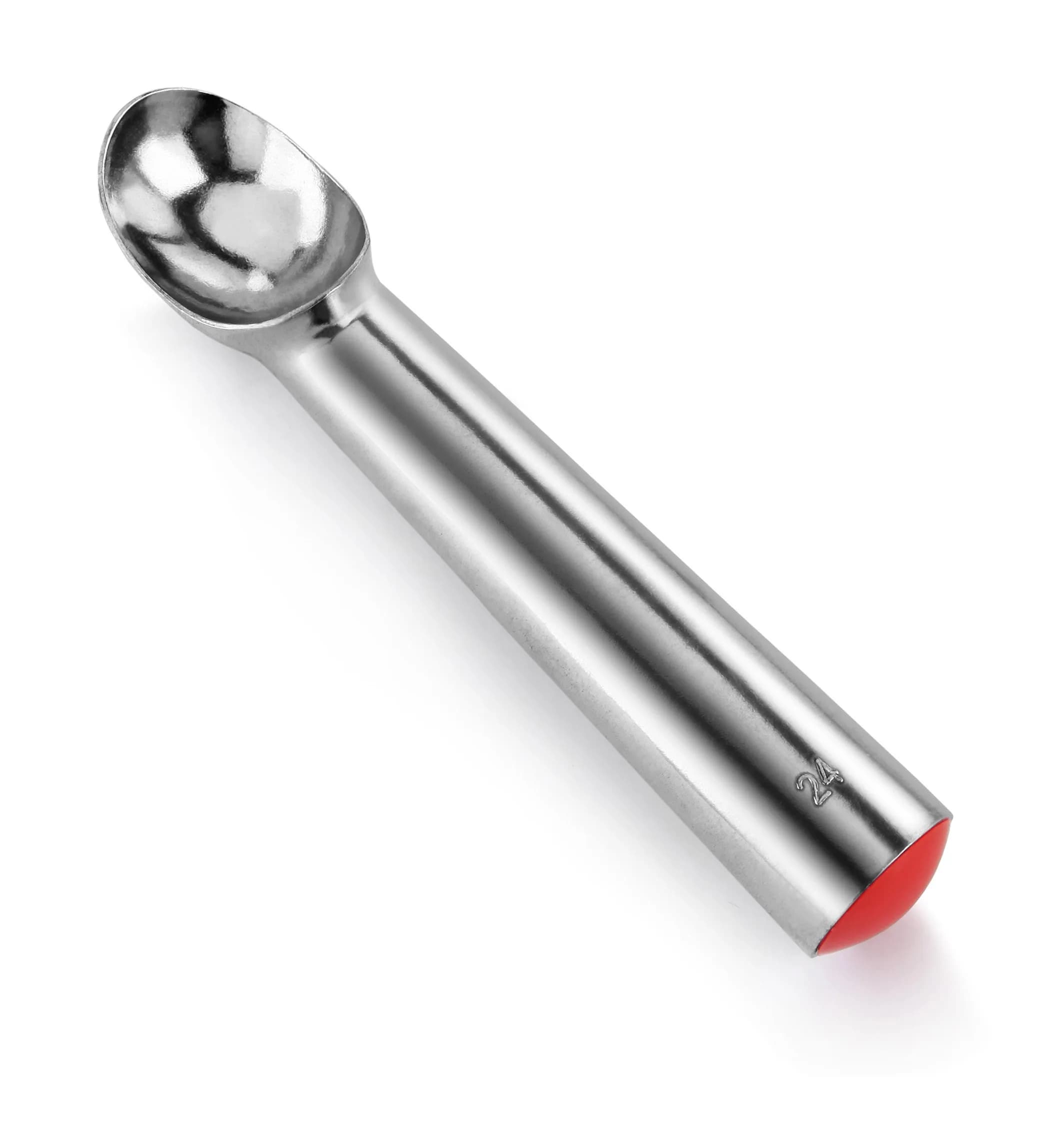 New Star Foodservice Ice Cream Scoop Size 20 | 1.5 oz Portion, Aluminum, Color-Coded Handle — Size 24