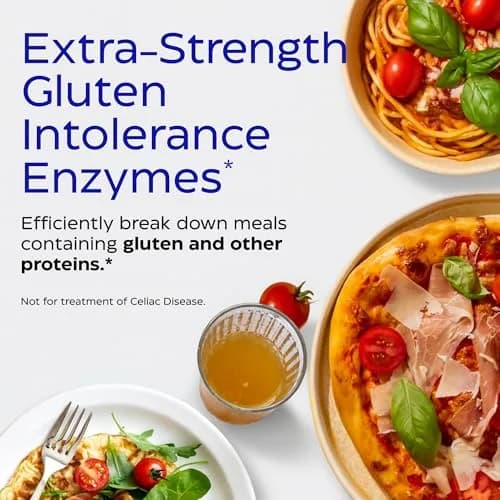 Enzymedica GlutenEase Extra Strength Digestive Enzyme Supplement 60 Capsules | Supports Gluten & Casein Digestion thumbnail 3