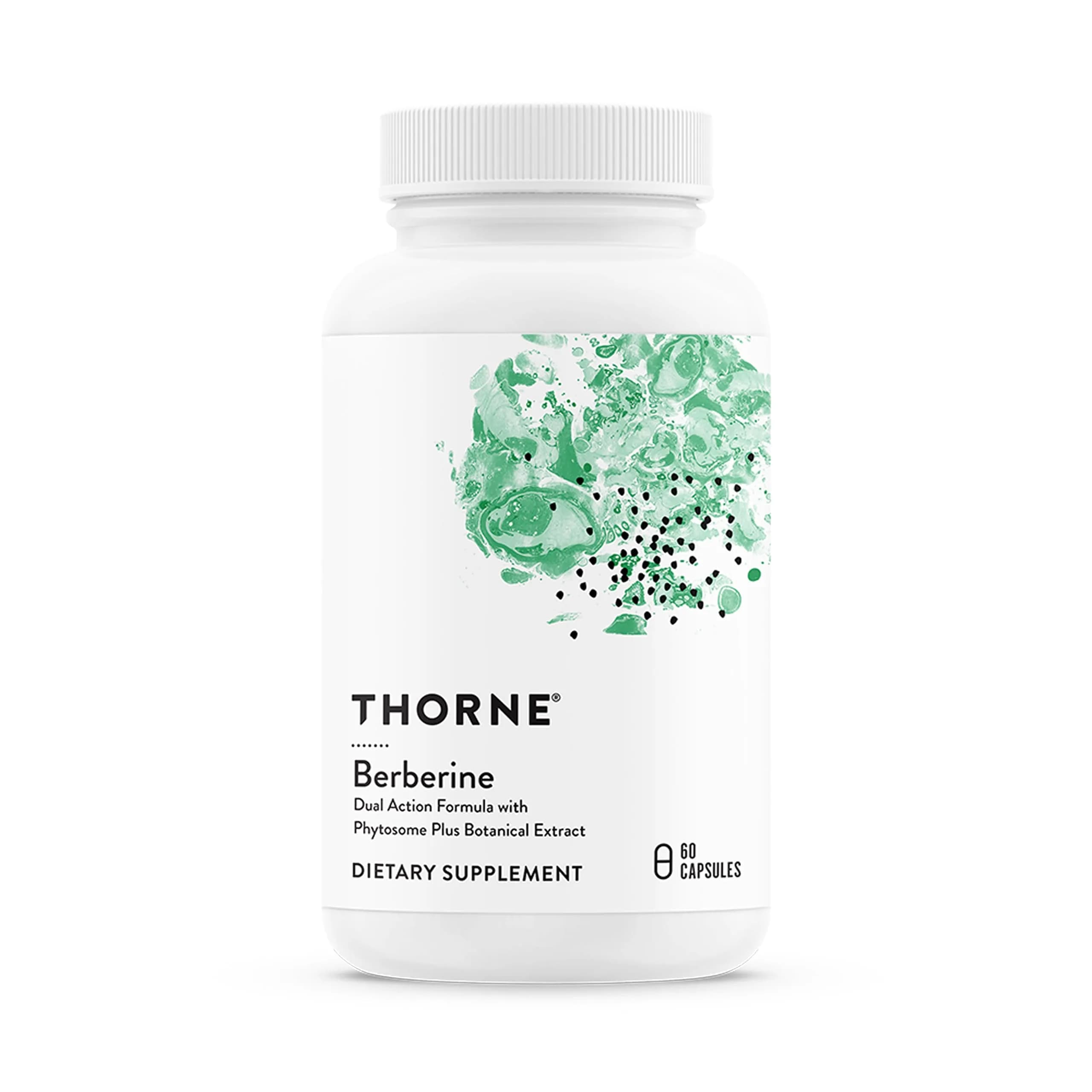 THORNE Berberine Dual Action Phytosome & HCl Formula 60 Capsules | Supports Heart Health, Immune System, Healthy GI & Cholesterol*