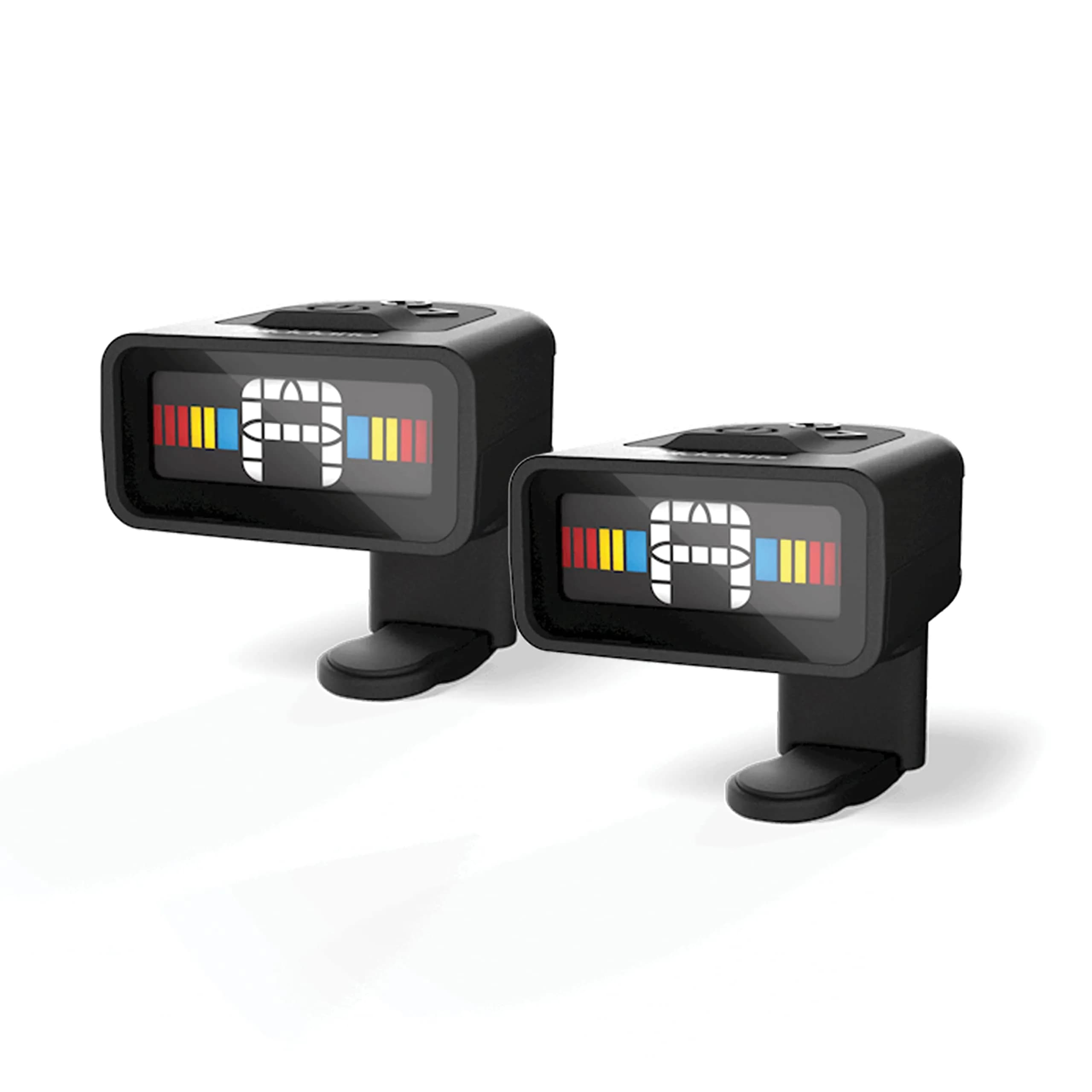 D'Addario Universal Micro Headstock Tuner Black | Accurate Clip-On Tuning for All Instruments — Two Pack / Clip-On