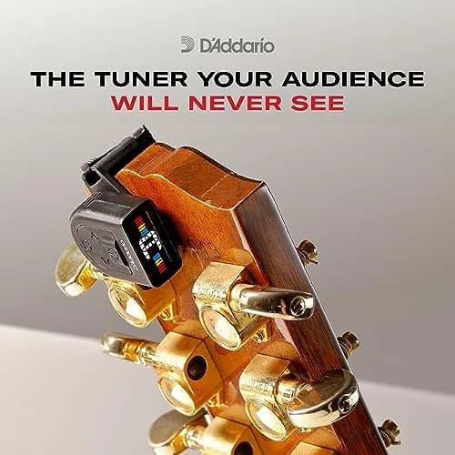 D'Addario Micro Headstock Tuner 2-Pack | Accurate Clip-On Tuning for All Stringed Instruments thumbnail 3