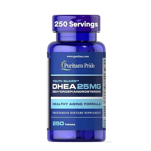 Puritan's Pride Youth Guard™ DHEA 25mg | Supports Healthy Aging & Hormone Balance thumbnail 1
