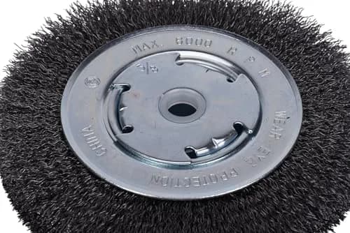 Century Drill & Tool 76864 Wide Face 6" Crimped Wire Wheel for Bench Grinder thumbnail 3