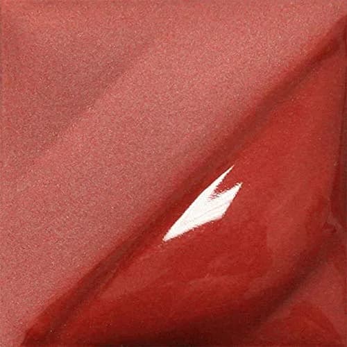 AMACO Velvet Underglaze Red | 2 oz. (59 mL) Lead-Free Ceramic Glaze for Arts & Crafts thumbnail 1