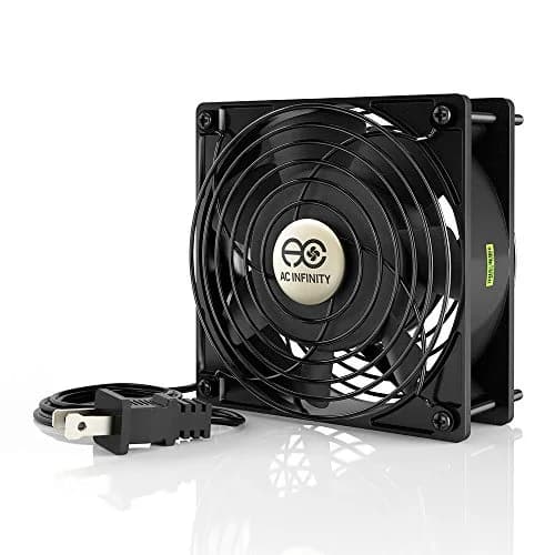 AC Infinity AXIAL 1238 Muffin Fan 120mm x 38mm High Speed | 115V/120V AC for DIY Ventilation Projects thumbnail 1