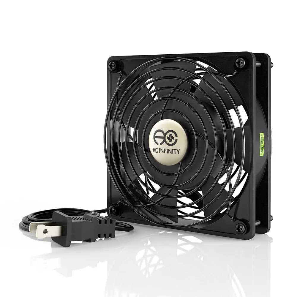 AC Infinity AXIAL 1225 Quiet Muffin Fan 120V AC 120mm x 25mm | Low Noise Cooling Fan - main product image