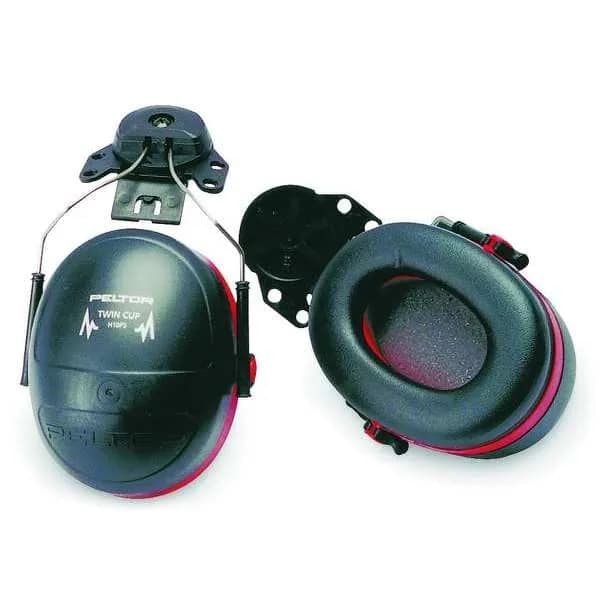 3M PELTOR Optime 105 Ear Muffs, Cap Style Hard Hat Attached, NRR 27 dB | Industrial Hearing Protection thumbnail 5