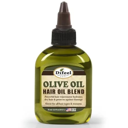 Difeel Olive Hair Oil Blend 74ml (2.5 Fl Oz) | Hydrates Dry Hair thumbnail 1