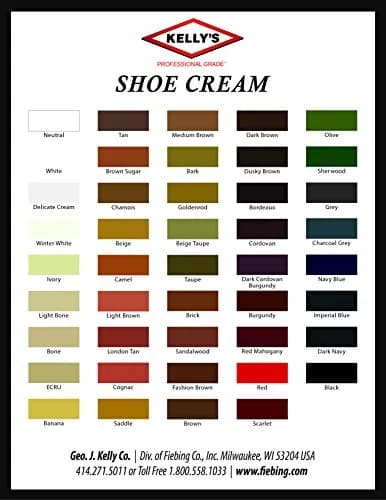 Kelly's London Tan Shoe Polish Cream 1.5 oz (44 ml) | Professional Leather Care thumbnail 7