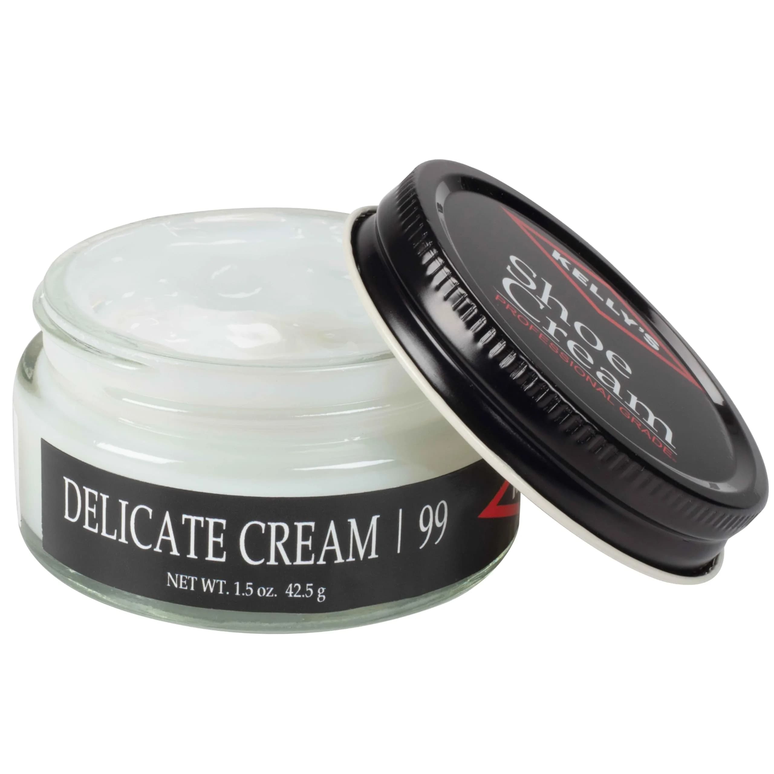 Kelly's Burgundy Shoe Polish Cream 45ml (1.5 oz) | Professional Leather Care — Delicate Cream