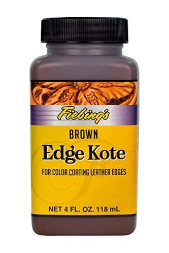 Fiebing's Edge Kote Leather Paint Brown 118ml (4 Fl Oz) | Professional Flexible Water-Resistant Finish thumbnail 1
