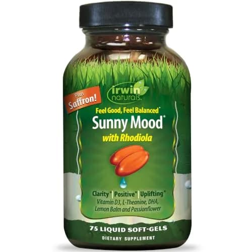 Irwin Naturals Sunny Mood Emotional Balance & Mood Support thumbnail 1