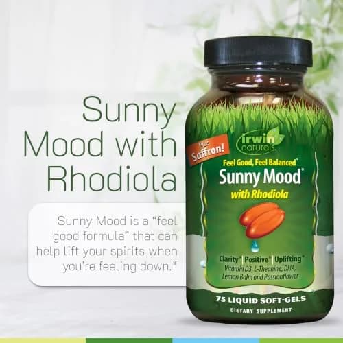 Irwin Naturals Sunny Mood Emotional Balance & Mood Support thumbnail 5