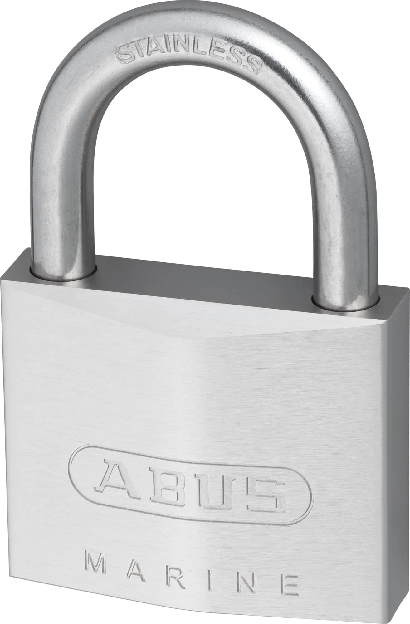 ABUS 75IB/50 Marine Grade Chrome Plated Brass Padlock 50mm (1.97in) with 2 Keys | Rust Resistant Security for Outdoor Use - main product image