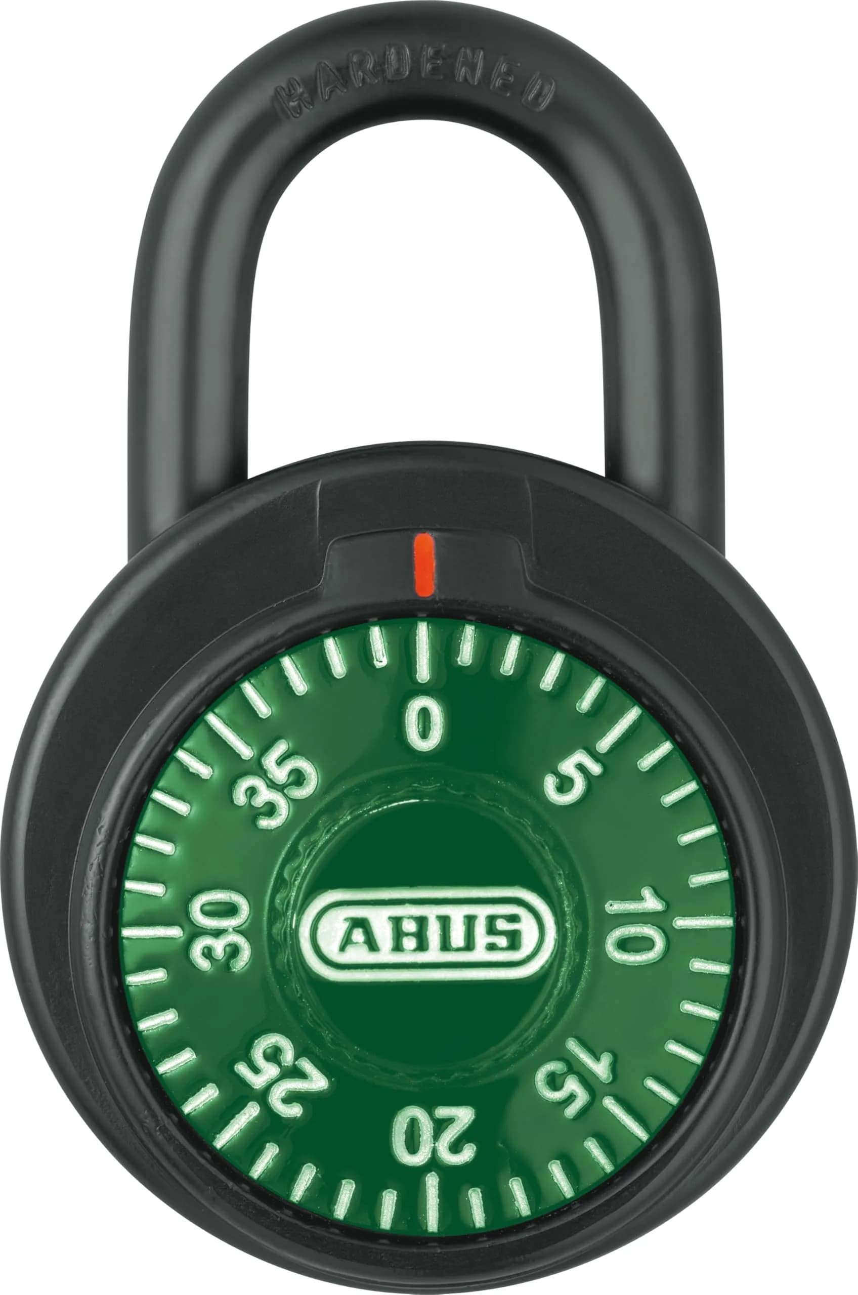 ABUS 78/50 Combination Padlock 48mm (1.89in) | Hardened Steel Shackle, Resettable 3-Dial Combination — Green
