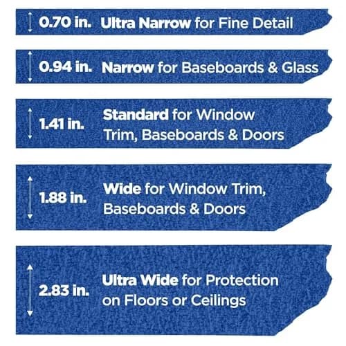 3M ScotchBlue Original Painter's Tape 1.88 in x 60 yd | Multi-Surface, Medium Adhesive, UV Resistant thumbnail 6