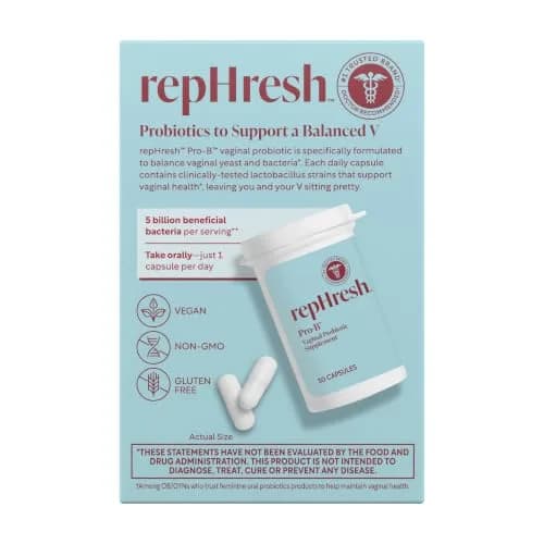 Rephresh Pro-B Vaginal Probiotic Supplement 30 Count | Supports Feminine Health & Balance thumbnail 5