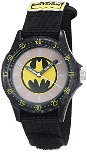 Accutime Kids Batman Analog Quartz Wristwatch with Logo Face & Canvas Strap for Boys, Girls & Adults (Model: BAT5038) thumbnail 1