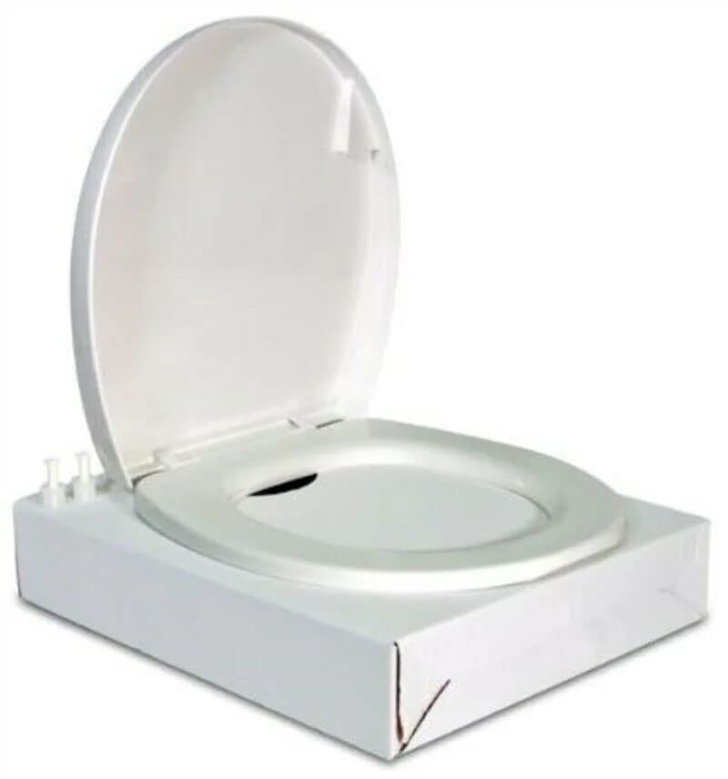 Thetford Seat/Cover Assembly Bone | Compatible RV Toilet Part, Durable Plastic thumbnail 2