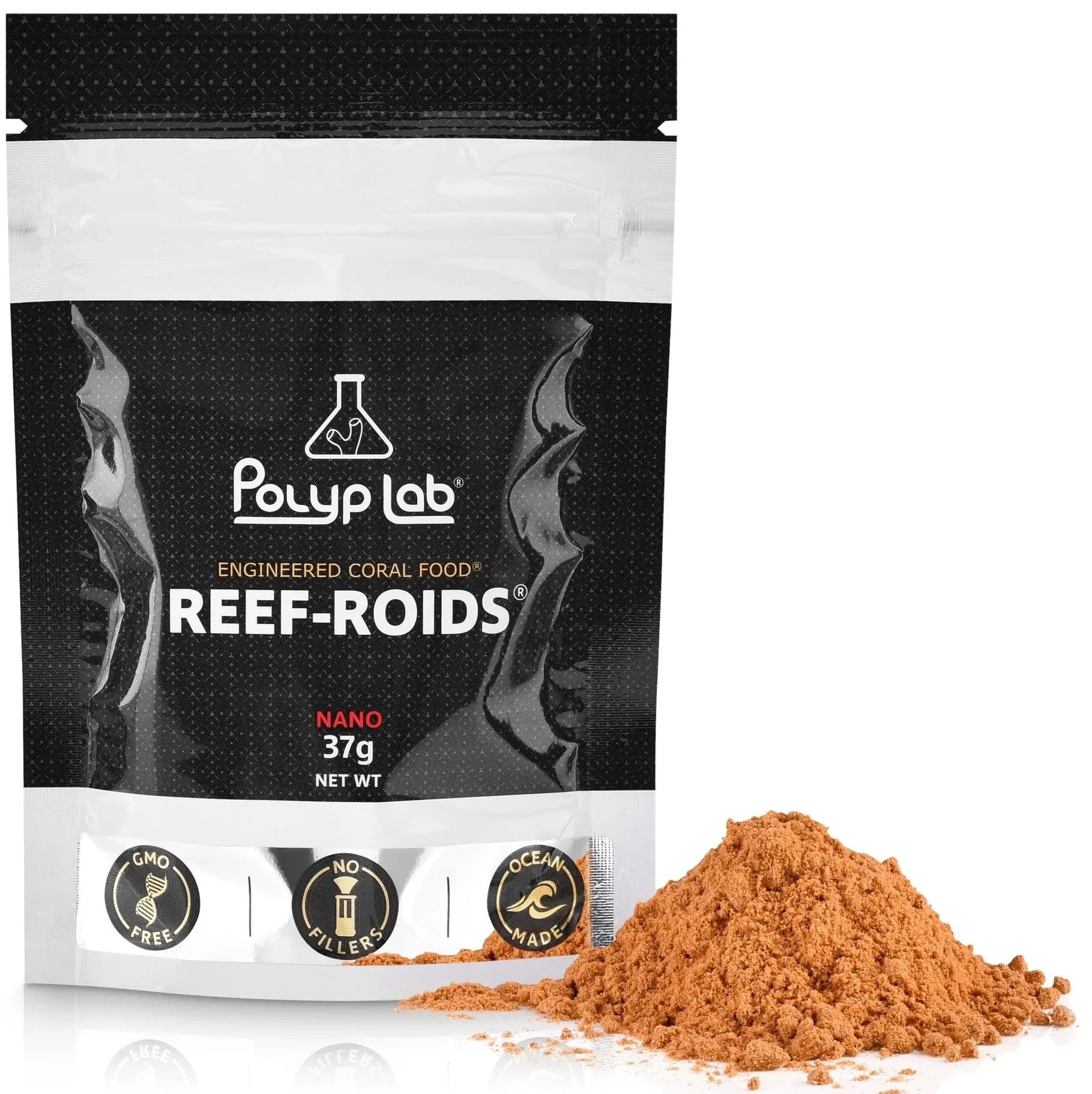 Polyp Lab Nano Reef-Roids Coral Food 37g (1.23 oz) | Enhances Coral Growth and Coloration - main product image