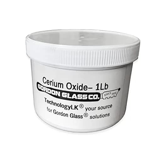 TechnologyLK Cerium Oxide High Grade Glass Polishing Compound - 1 lb | Fast Scratch Removal thumbnail 1