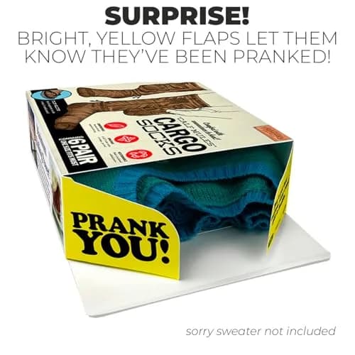 Prank-O Bathe & Brew Prank Gift Box Empty Coffee Maker Gag Gift for Men & Coworkers | 28.6cm x 30.9cm x 0.7cm (11.25" x 9" x 3.25") thumbnail 5