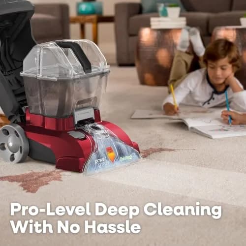 Hoover PowerScrub Deluxe Carpet Cleaner Machine, Pet & Upholstery Tools | Deep Stain Removal & Fast Drying thumbnail 2