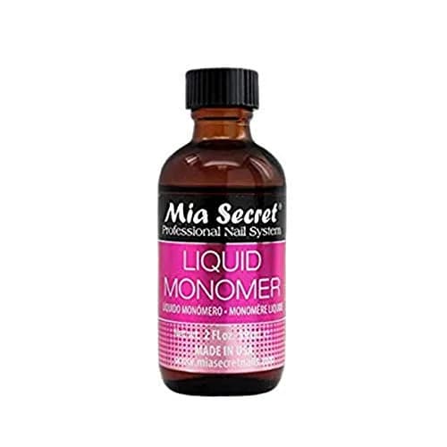 Mia Secret Professional Acrylic Nail System Liquid Monomer 2oz | Non-Yellow, Low Odor, Flexible thumbnail 1