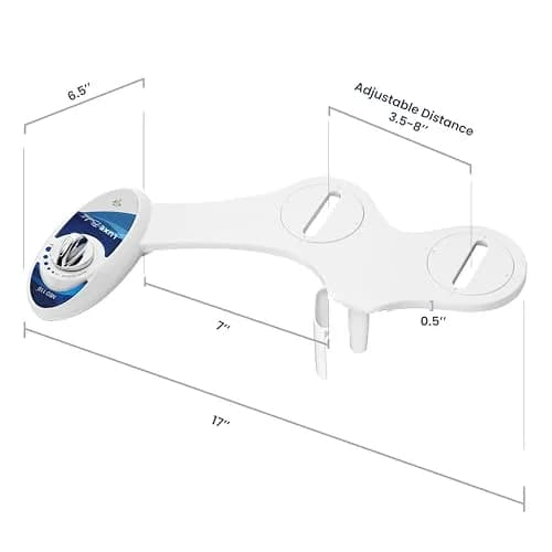 LUXE Bidet NEO 110 Non-Electric Bidet Attachment for Toilet Seat, Blue | Easy Home Upgrade for Modern Bathrooms thumbnail 9