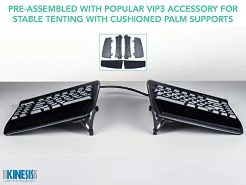 KINESIS Freestyle2 Ergonomic Keyboard for Mac | Adjustable Split Design, VIP3 Lifters, Low-Force Membrane Switches thumbnail 4