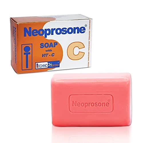 Neoprosone Skin Brightening Turmeric Soap 200g (7oz) | Exfoliating Bar for Dark Spots & All Skin Types thumbnail 1