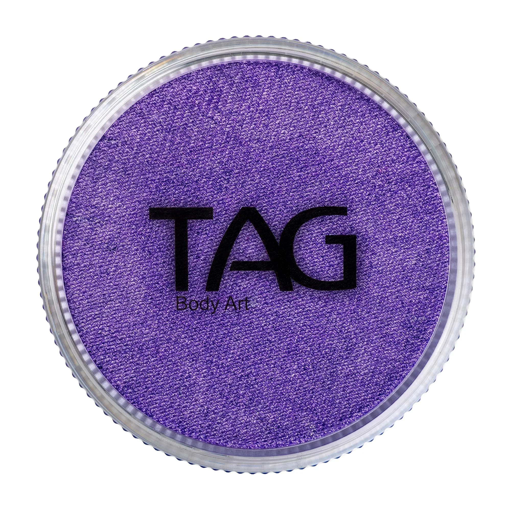 TAG Body Art Pearl Yellow Face Paint 32gm (1.13 oz) | Hypoallergenic, Non-Toxic, Wax-Based Formula — Pearl Purple