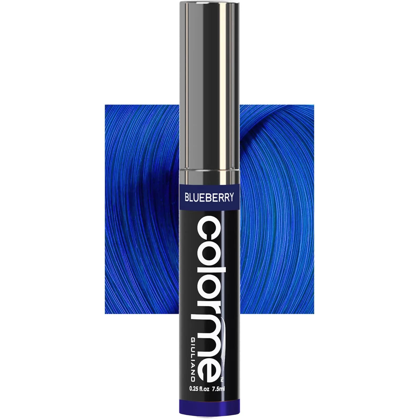 Color Me Red Rush Temporary Hair Mascara 0.25 Fl Oz (7.4ml) | Washes Out with Shampoo — BLUEBERRY