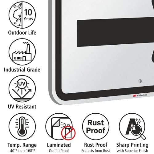 SmartSign MUTCD R6-2R 3M Engineer Grade Reflective Sign, Legend "One Way" with Right Arrow, 24" x 18" thumbnail 8