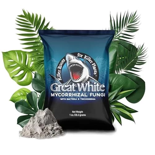 Plant Success Great White Premium Mycorrhizae 1 oz (28.35 g) | Beneficial Bacteria & Trichoderma Root Stimulator thumbnail 1