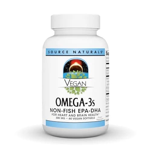 Source Naturals Vegan Omega-3s 300 mg | Vegetarian EPA-DHA for Heart & Brain Support thumbnail 1